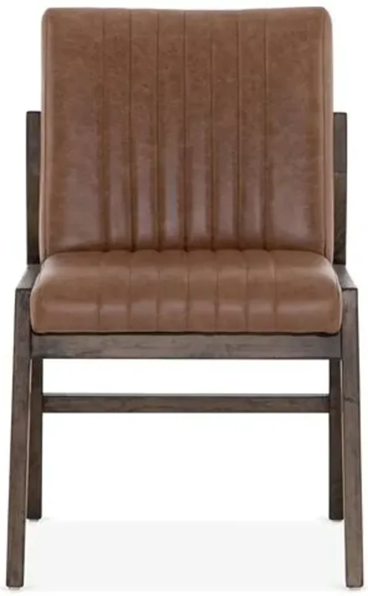 Ava Side Chair - Chestnut Leather - Brown