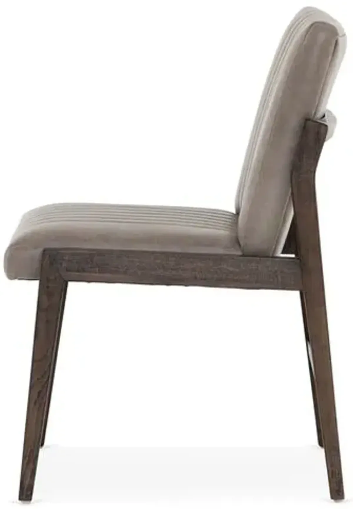 Ava Side Chair - Gray Leather