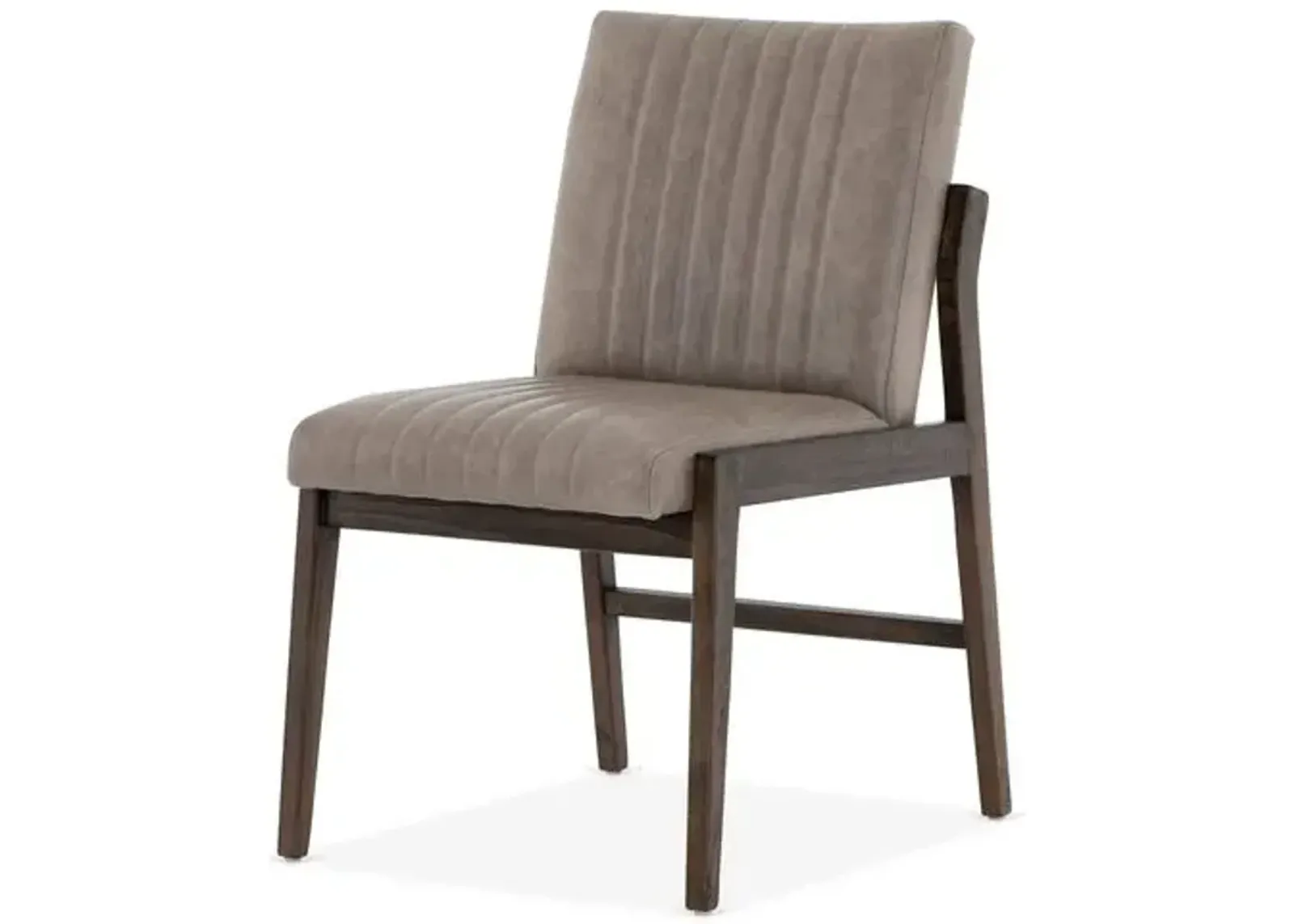 Ava Side Chair - Gray Leather