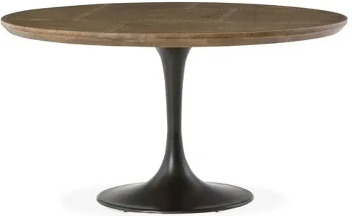 Ray 55" Dining Table - Light Oak