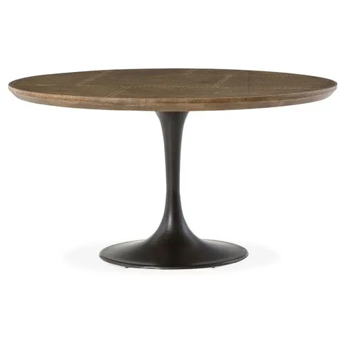 Ray 55" Dining Table - Light Oak