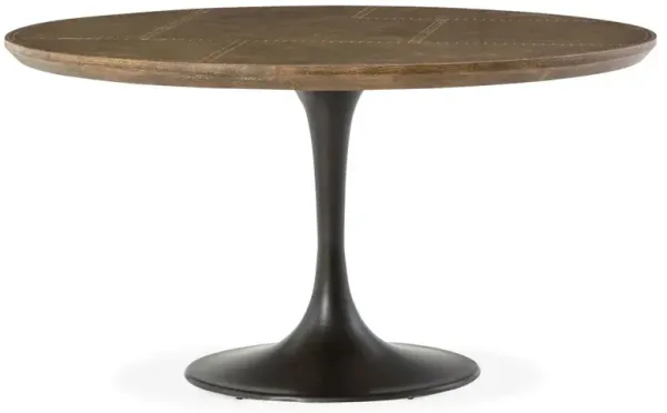 Ray 55" Dining Table, Light Oak