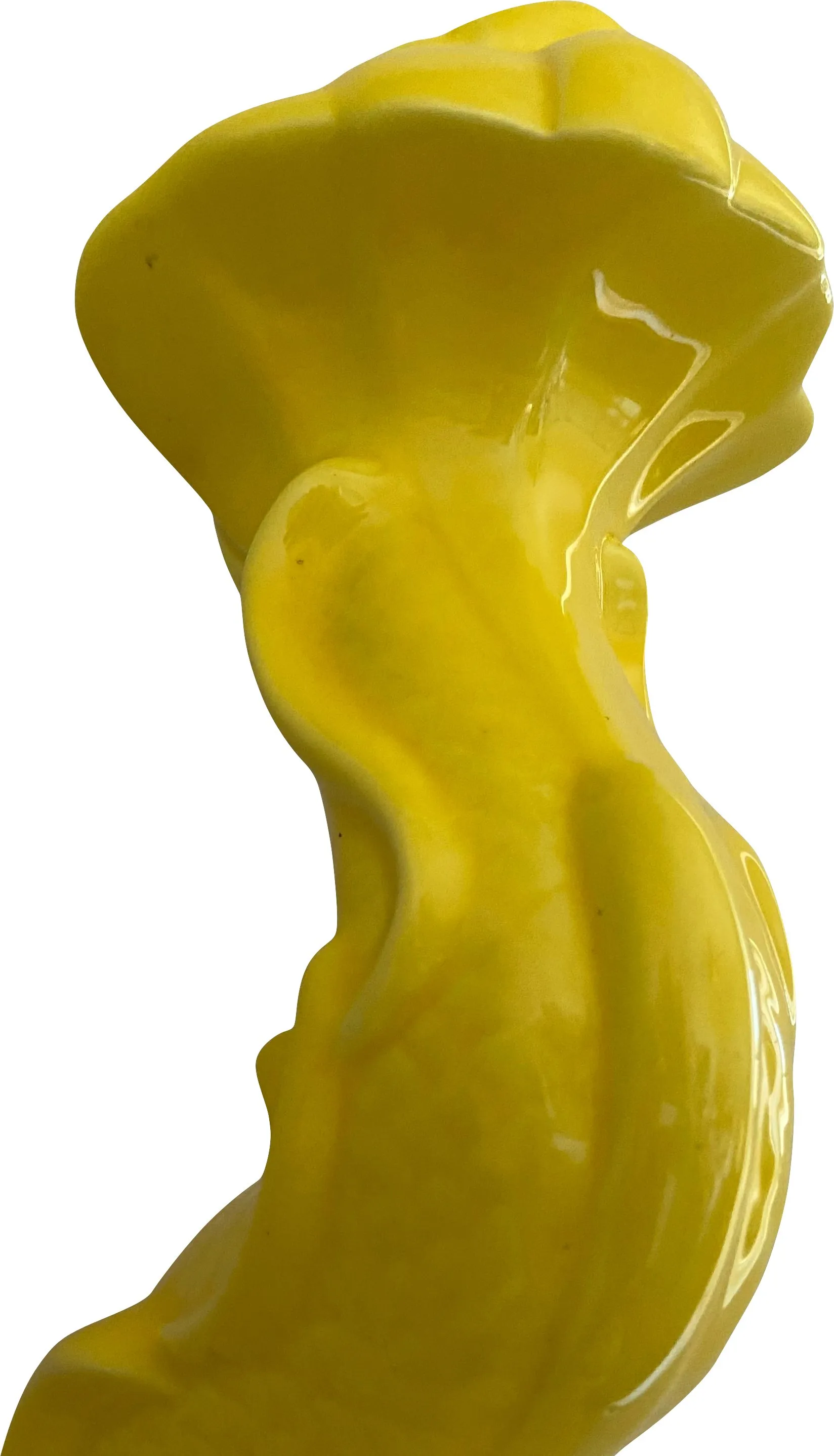 Midcentury Italian Wall Dolphin - C the Light Interiors - Yellow