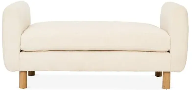 Noah Daybench - Ivory Sherpa - Kim Salmela - Handcrafted in the USA