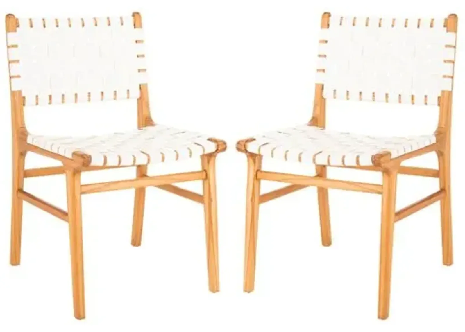 Set of 2 Jessica Side Chairs - White