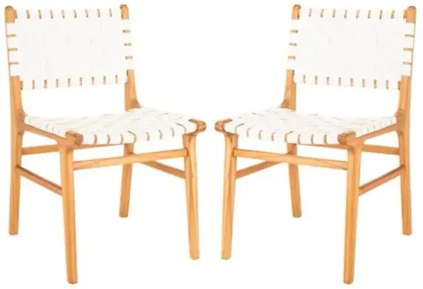 Set of 2 Jessica Side Chairs - White