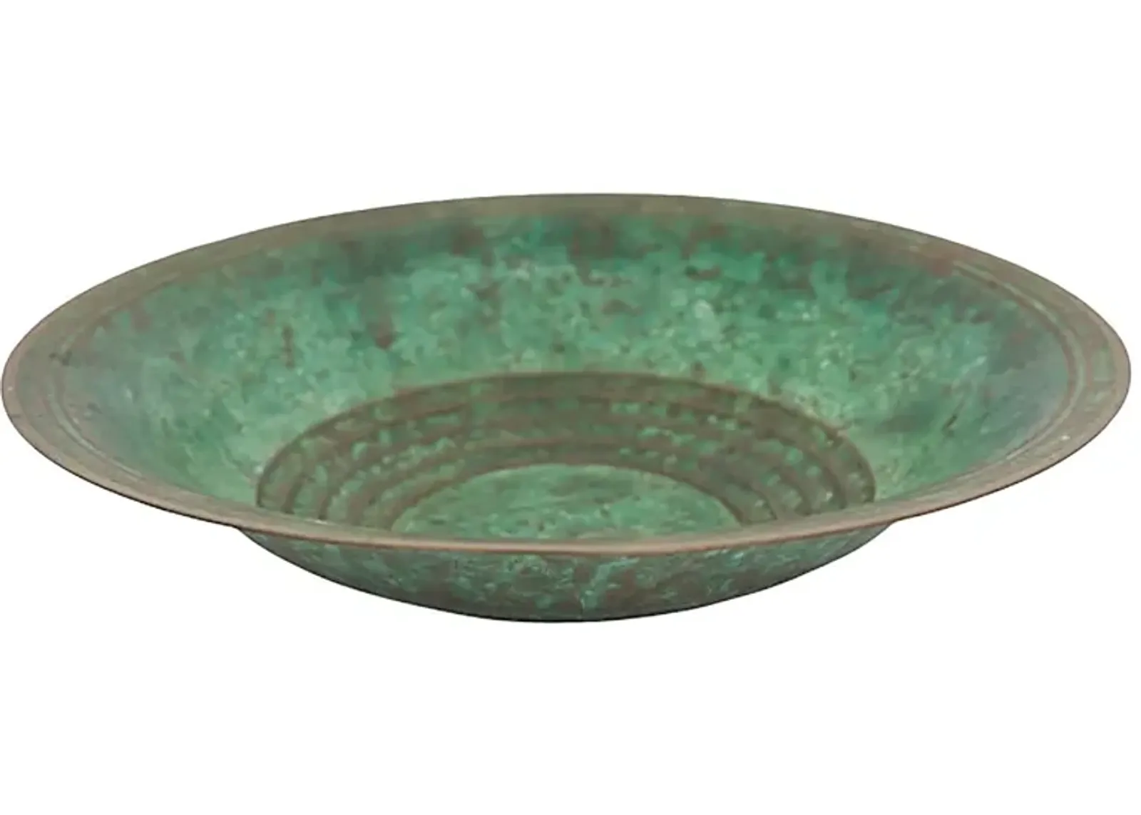 1920's Carl Sorenson Bronze Bowl - G3Q Designs - Green