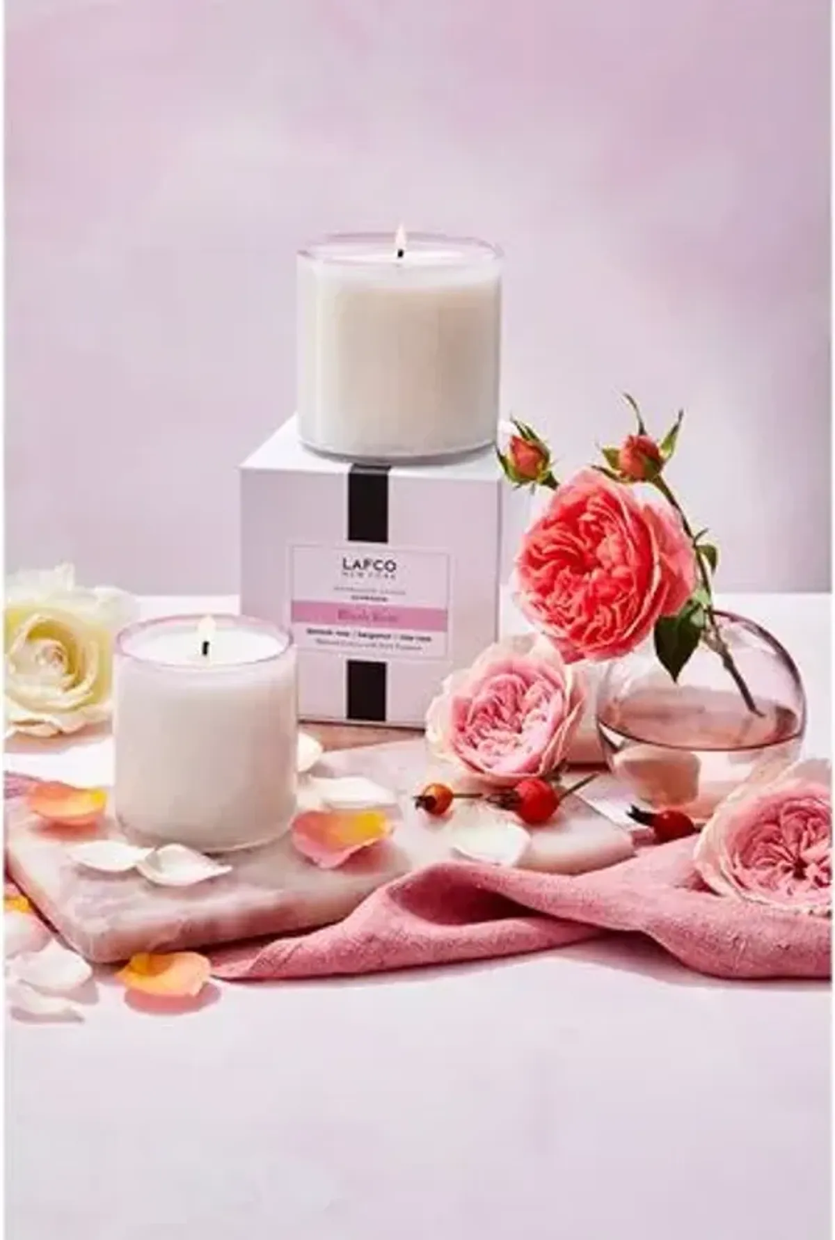 Blush Rose Candle - LAFCO New York