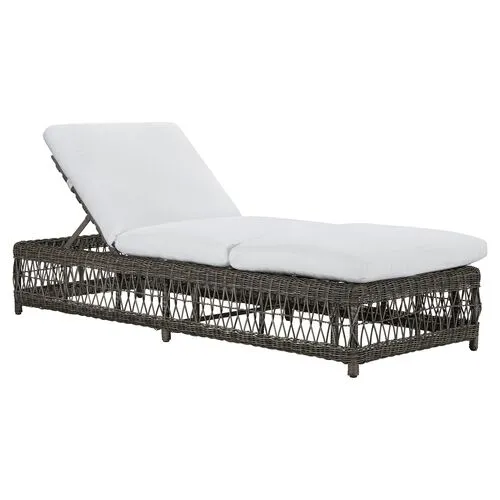 Mystic Harbor Outdoor Chaise - French Gray - Lane Venture - Comfortable, Sturdy, Stylish