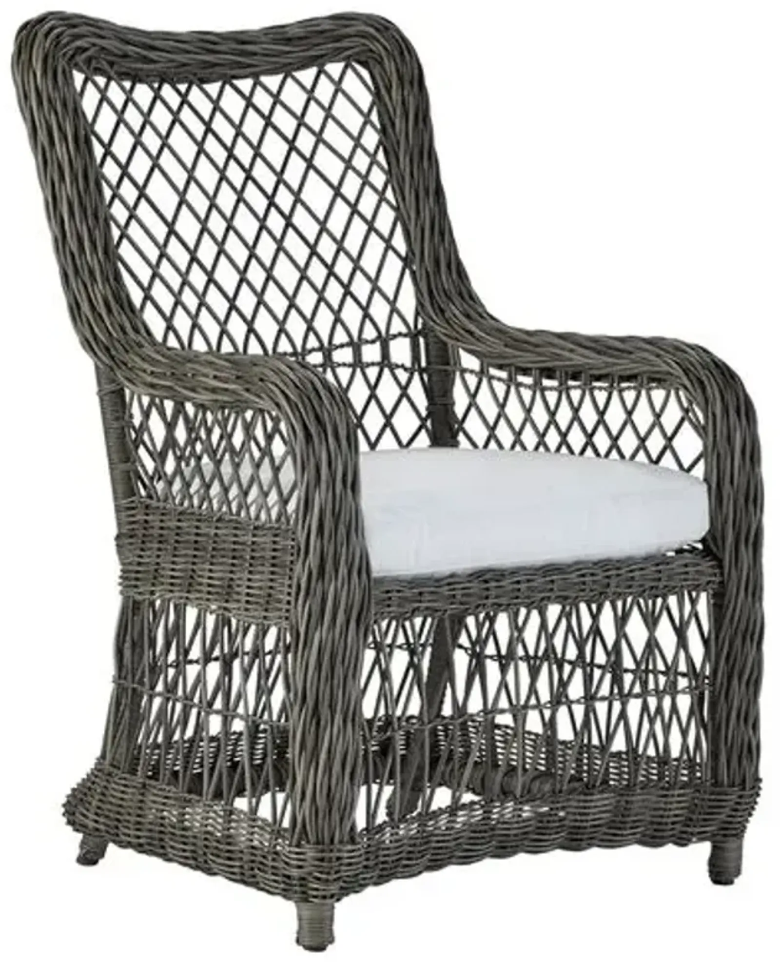 Mystic Harbor Outdoor Armchair - French Gray - Lane Venture - White