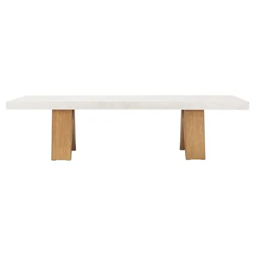 Clip 118.0 Outdoor Dining Table - White