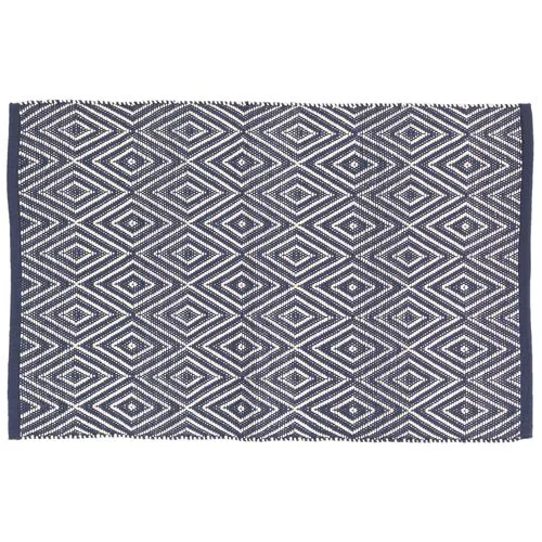 Diamond Indoor/Outdoor Rug - DASH & ALBERT - Blue - Blue