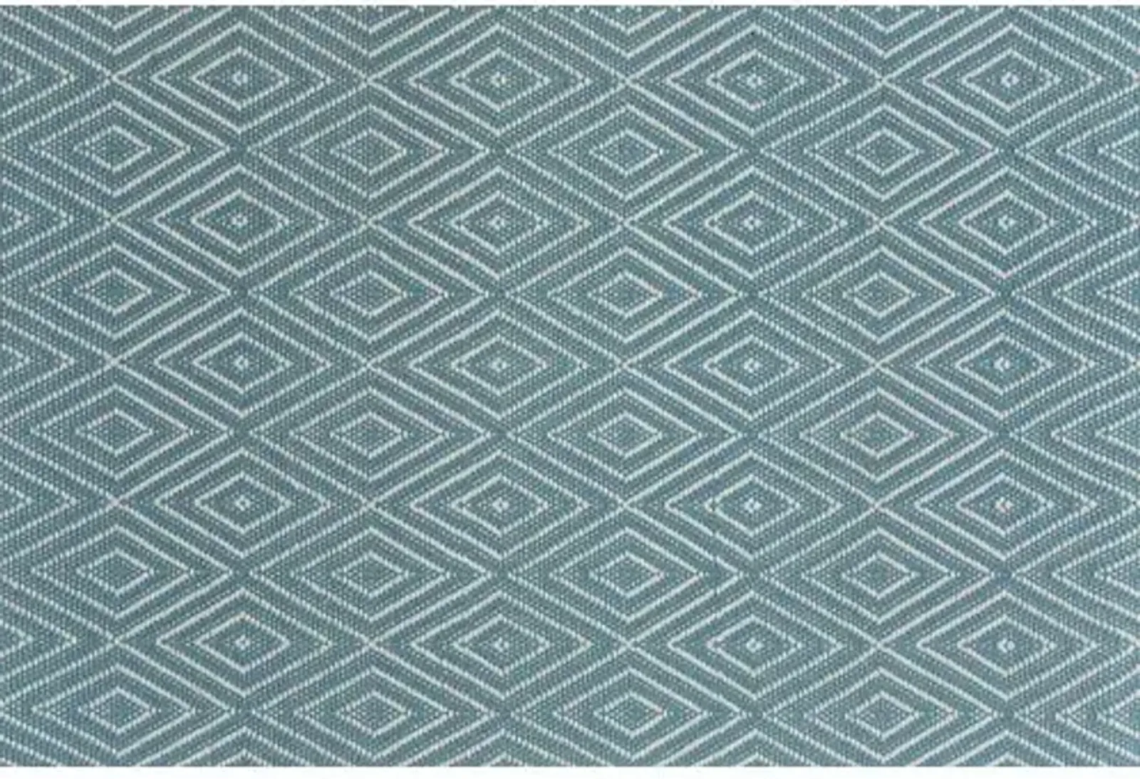 Diamond Indoor/Outdoor Rug - DASH & ALBERT - Blue - Blue