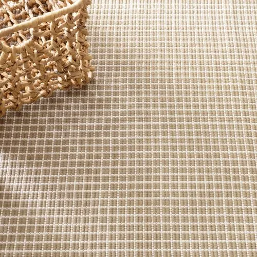 Gridiron Indoor/Outdoor Rug - DASH & ALBERT - Beige - Beige