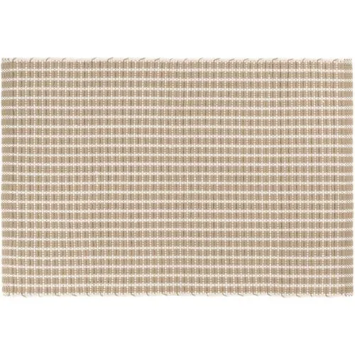 Gridiron Indoor/Outdoor Rug - DASH & ALBERT - Beige - Beige