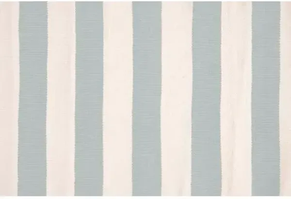 Catamaran Indoor/Outdoor Rug - Black/Ivory - DASH & ALBERT - Blue - Blue