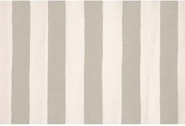 Catamaran Indoor/Outdoor Rug - Black/Ivory - DASH & ALBERT - Beige - Beige