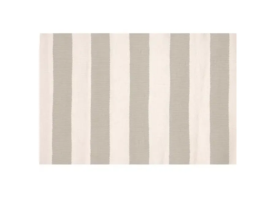 Catamaran Indoor/Outdoor Rug - Black/Ivory - DASH & ALBERT - Beige - Beige