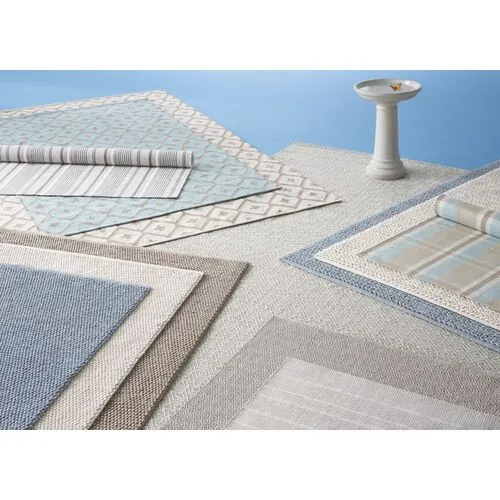 Veranda Indoor/Outdoor Rug - DASH & ALBERT - Blue - Blue