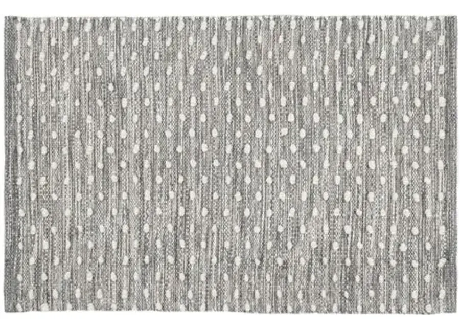 Hobnail Indoor/Outdoor Rug - DASH & ALBERT - Gray - Gray