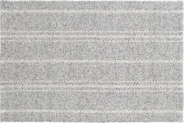 Melange Stripe Indoor/Outdoor Rug - DASH & ALBERT - Gray - Gray