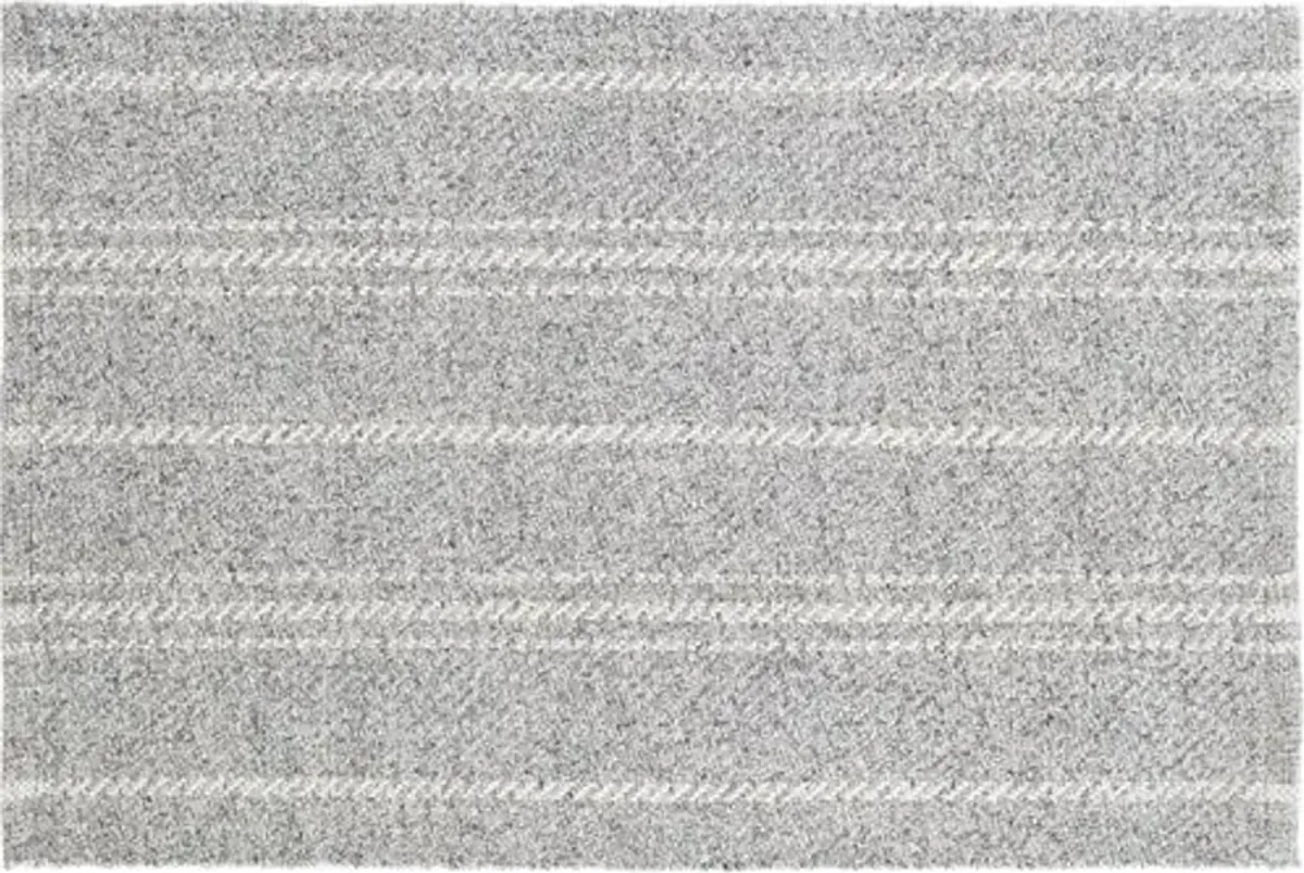 Melange Stripe Indoor/Outdoor Rug - DASH & ALBERT - Gray - Gray