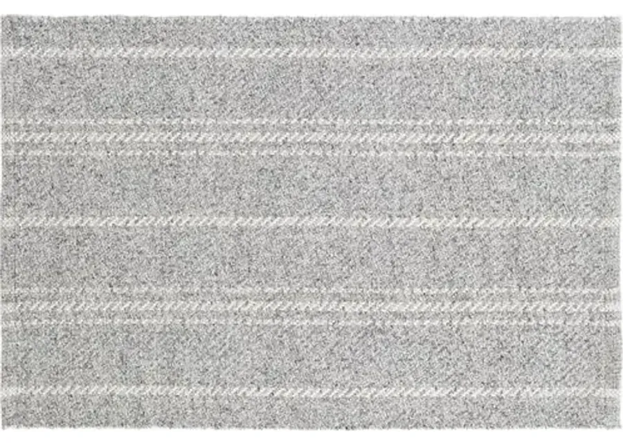 Melange Stripe Indoor/Outdoor Rug - DASH & ALBERT - Gray - Gray