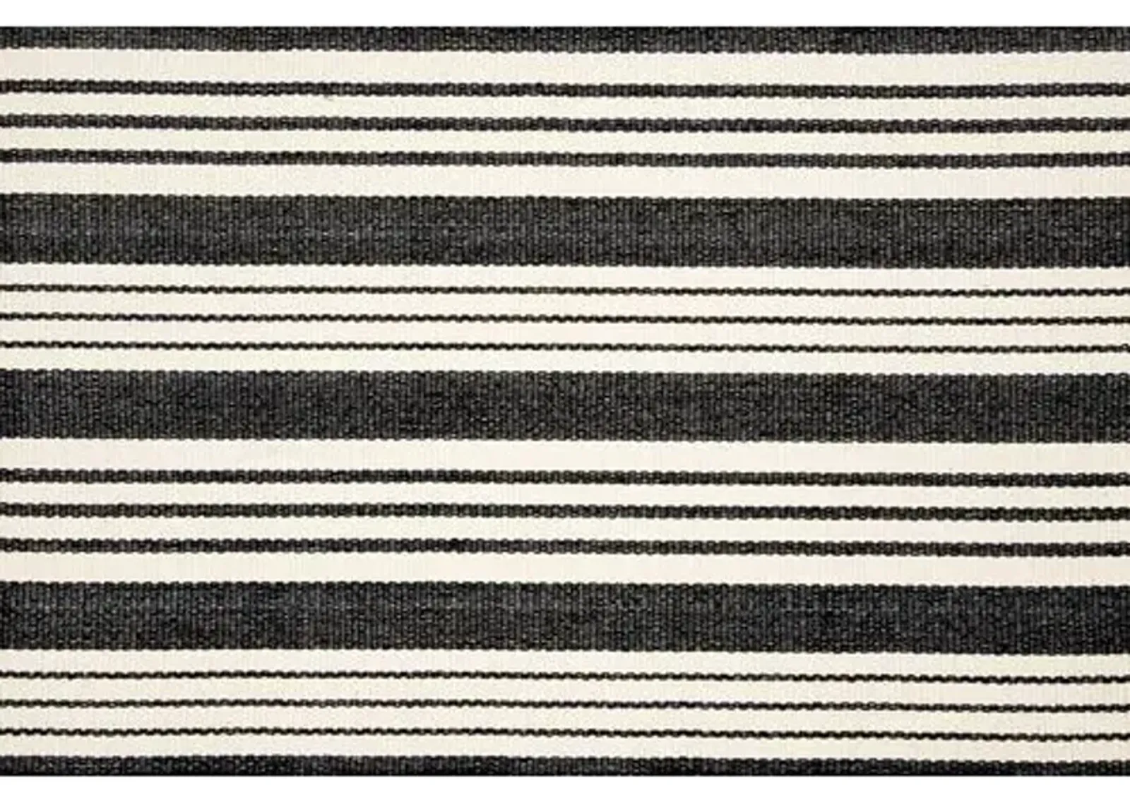 Birmingham Indoor/Outdoor Rug - DASH & ALBERT - Black - Black