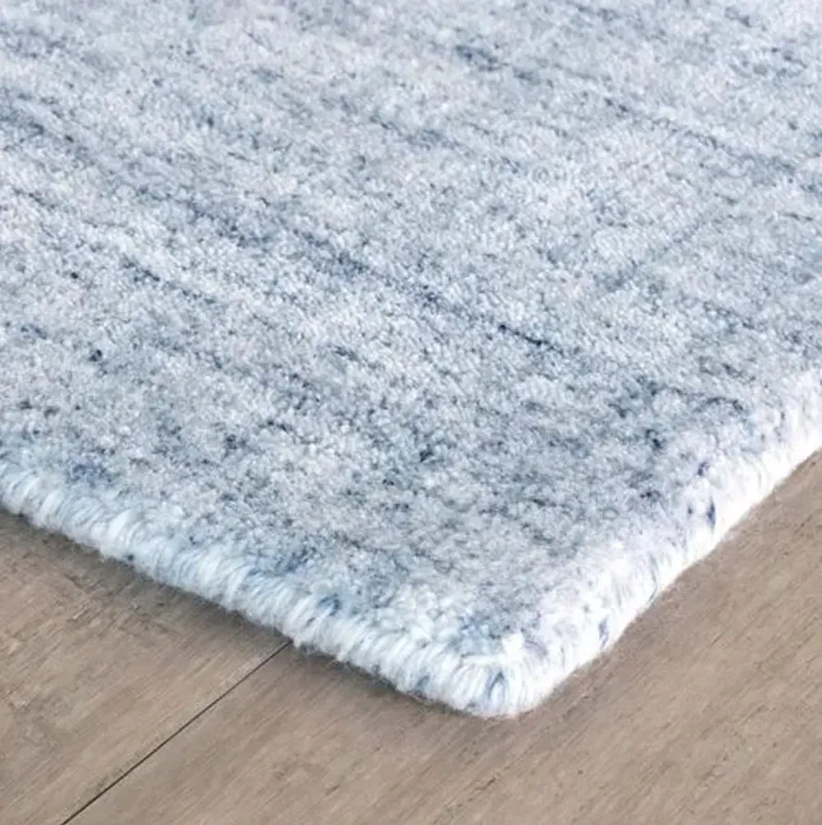 Nordic Hand-Knotted Rug - DASH & ALBERT - Blue - Blue