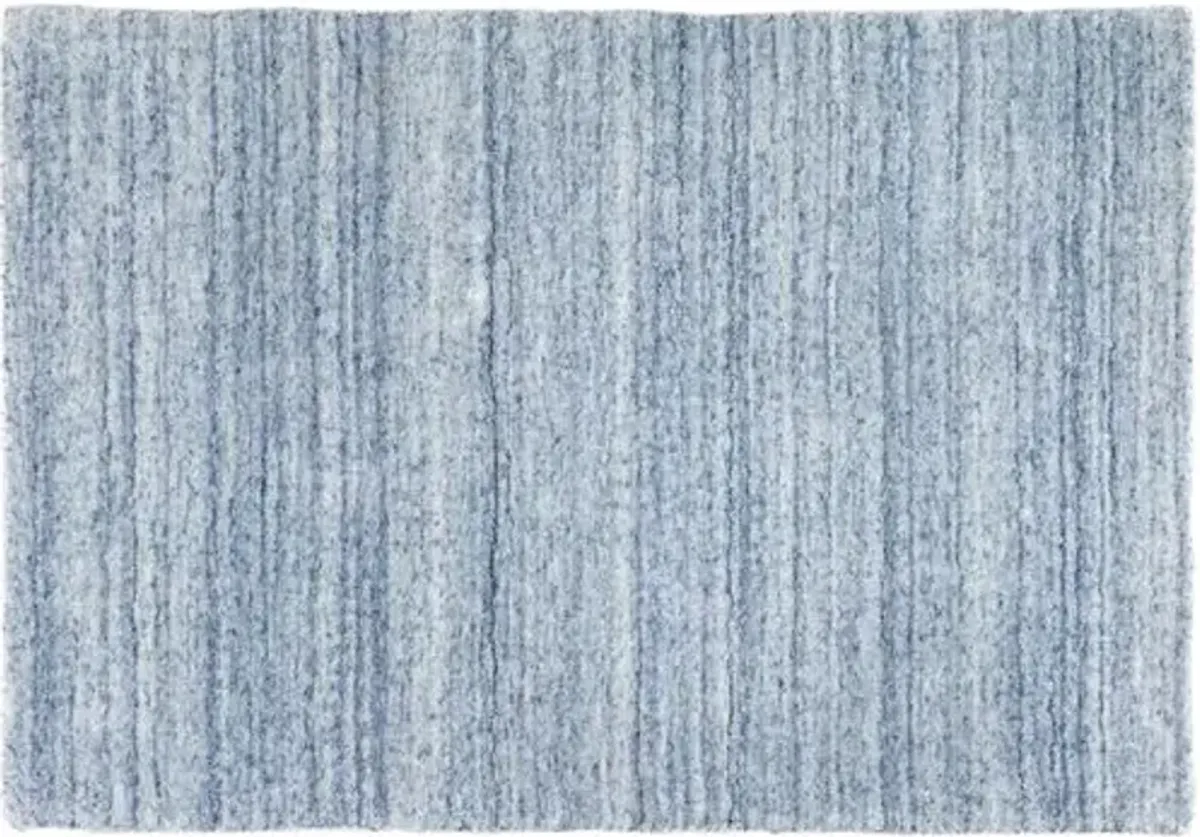 Nordic Hand-Knotted Rug - DASH & ALBERT - Blue - Blue