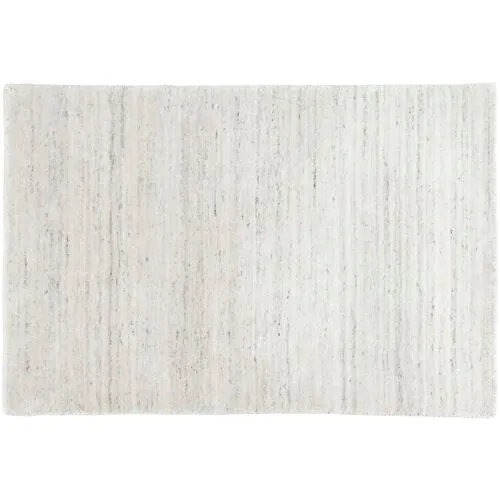 Nordic Hand-Knotted Rug - DASH & ALBERT - White - White