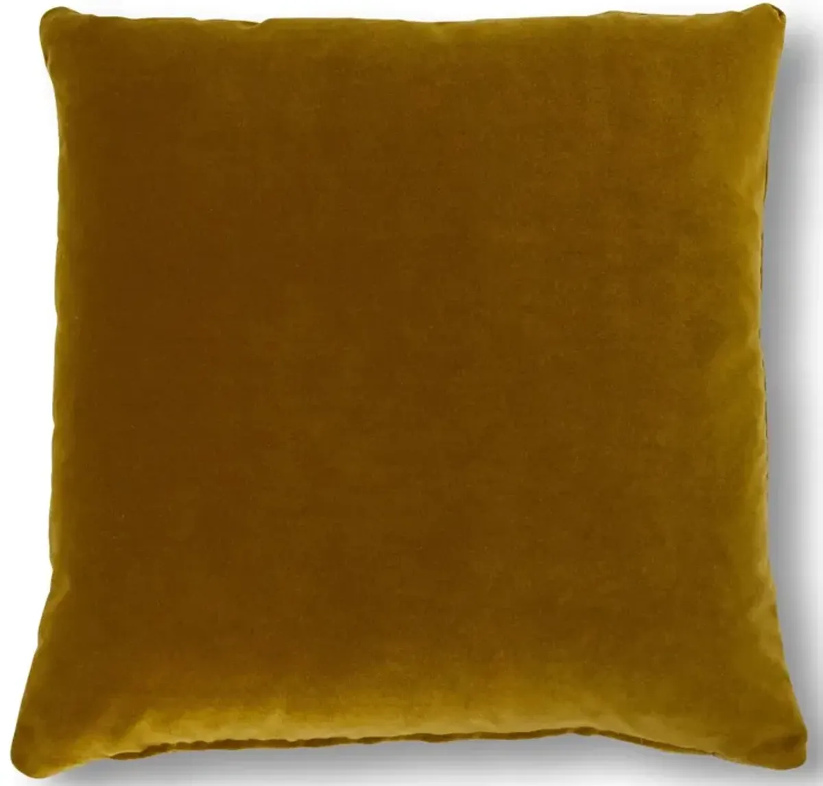 Talbot 20x20 Pillow, Ochre Velvet