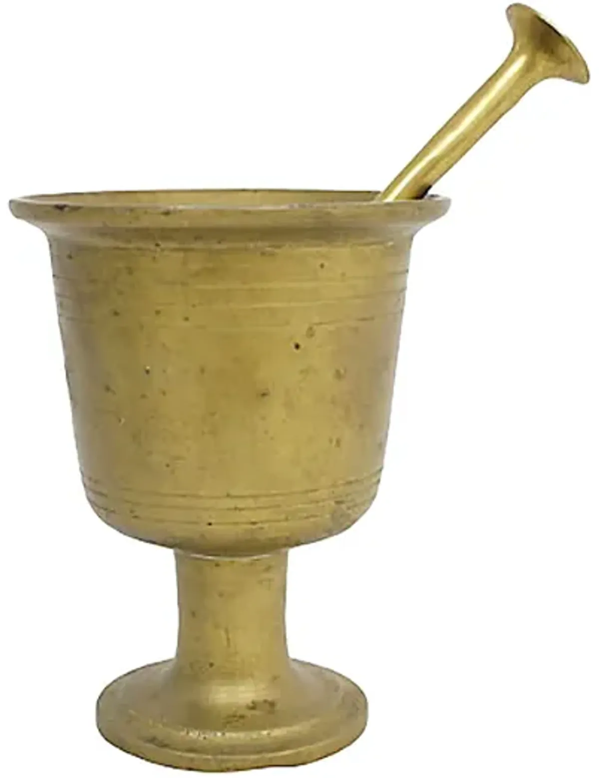 Large Brass Pestle & Mortar - G3Q Designs - Gold