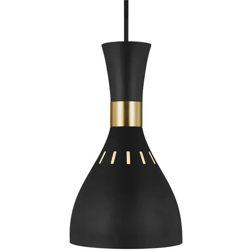 Visual Comfort - Joan Pendant - Midnight Black