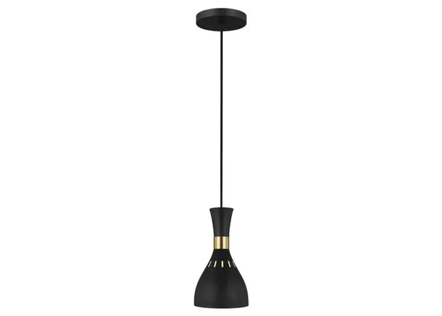 Visual Comfort - Joan Pendant - Midnight Black