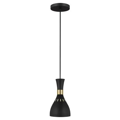 Visual Comfort - Joan Pendant - Midnight Black