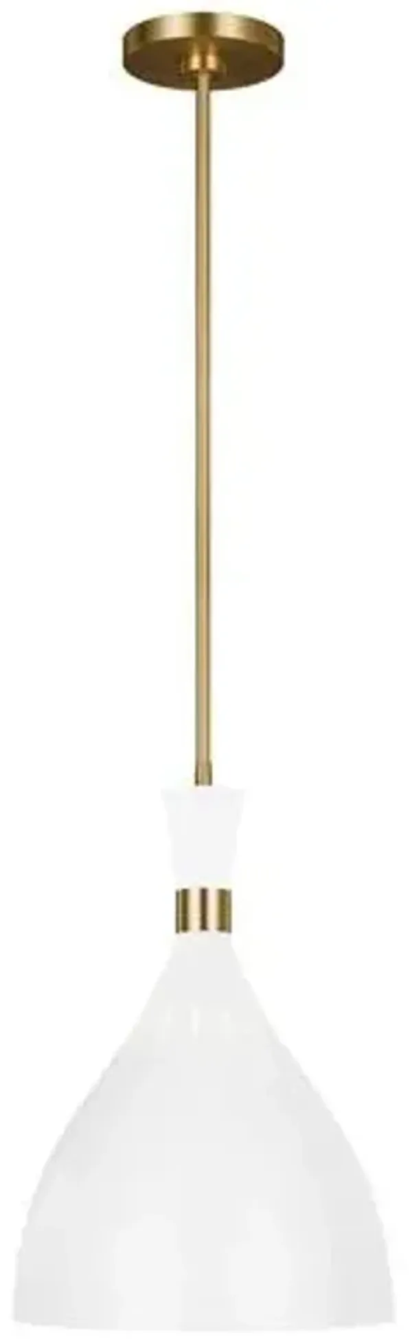Visual Comfort - Joan Pendant - Matte White