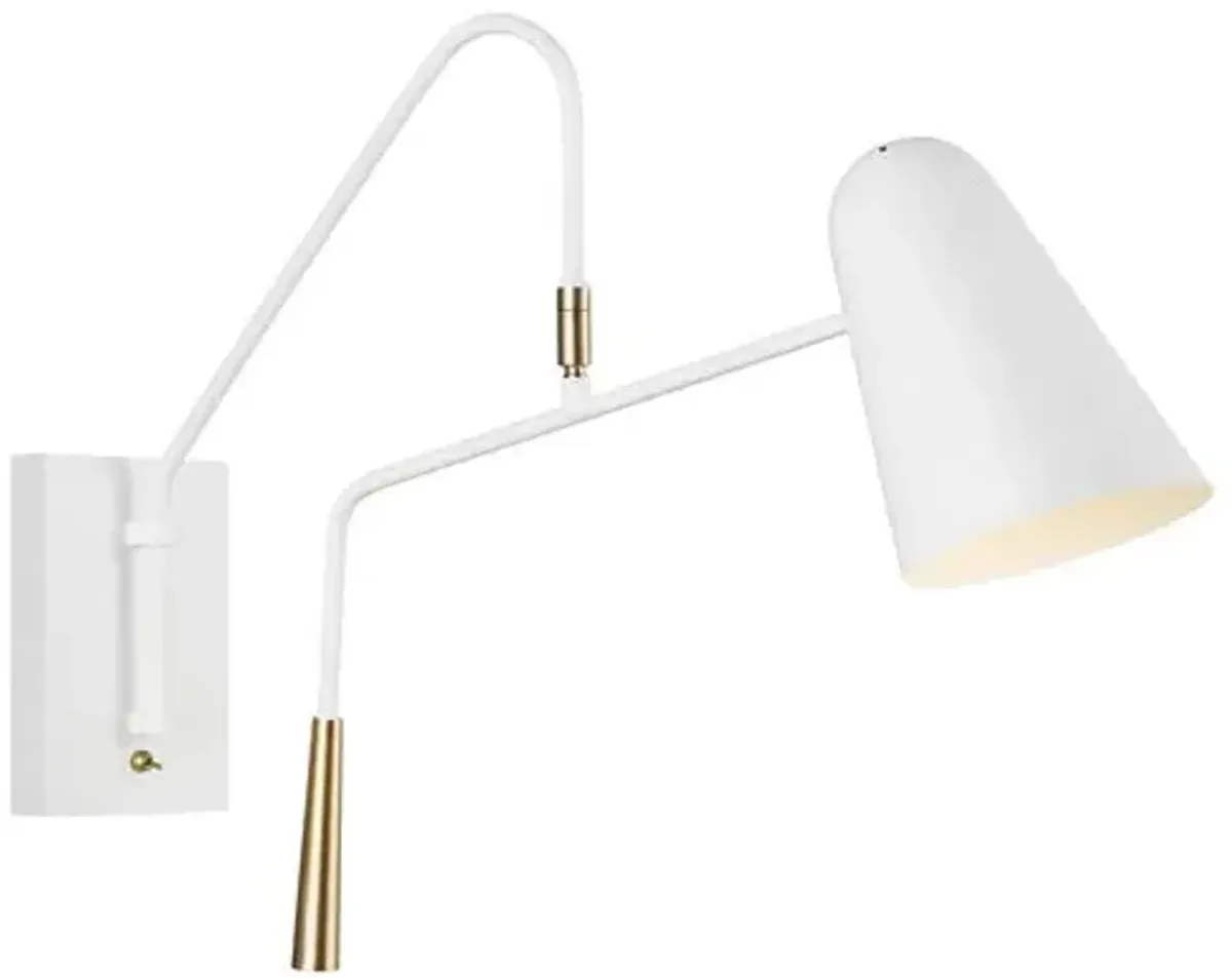 Visual Comfort - Simon Sconce - Matte White