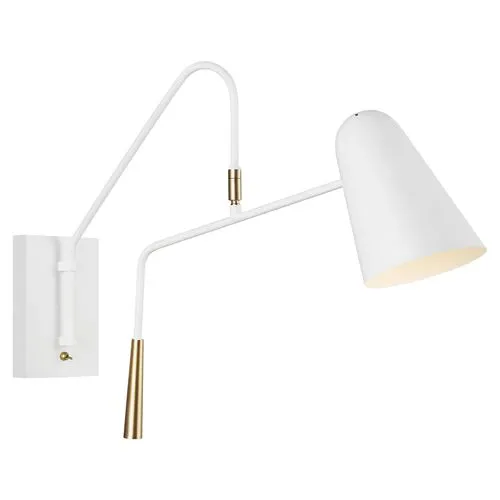 Visual Comfort - Simon Sconce - Matte White