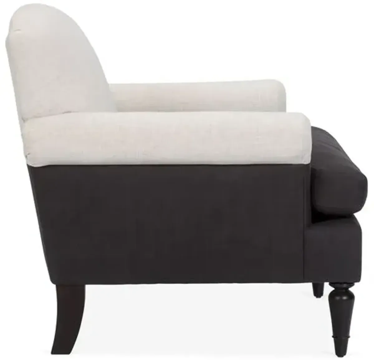 Eastwood Club Chair - Charcoal/Oatmeal - Kim Salmela - Hancrafted in the USA