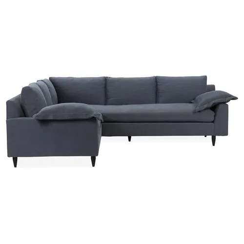 Lewis L-Shaped Sectional - Kim Salmela - Handcrafted - Gray