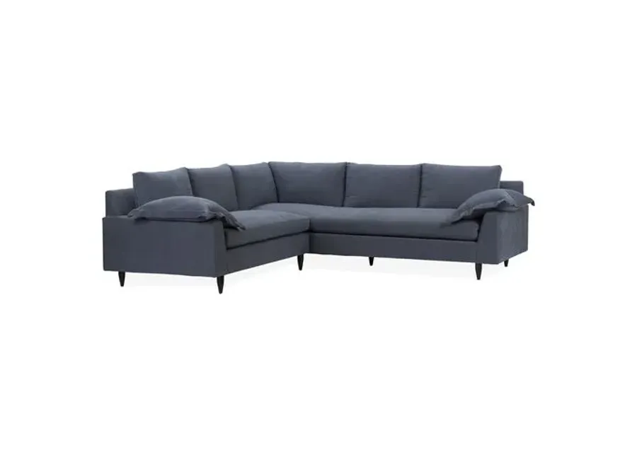 Lewis L-Shaped Sectional - Kim Salmela - Handcrafted - Gray