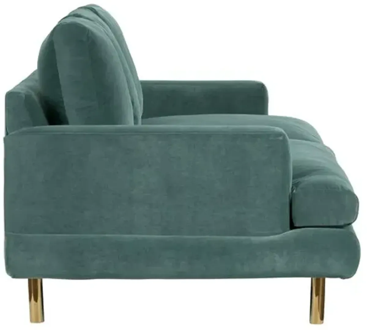 Somerset Sofa - Jade Velvet - Kim Salmela - Handcrafted