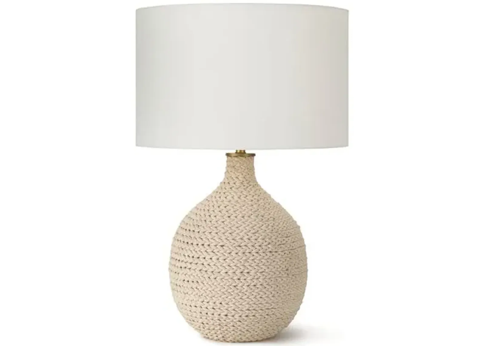 Biscayne Rope Table Lamp - Natural - Regina Andrew