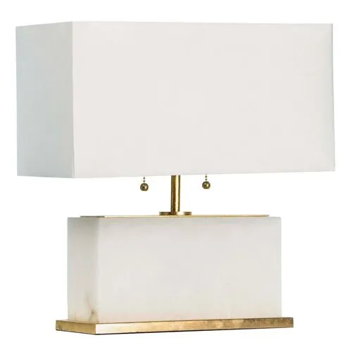 Ali Table Lamp - Alabaster - Regina Andrew