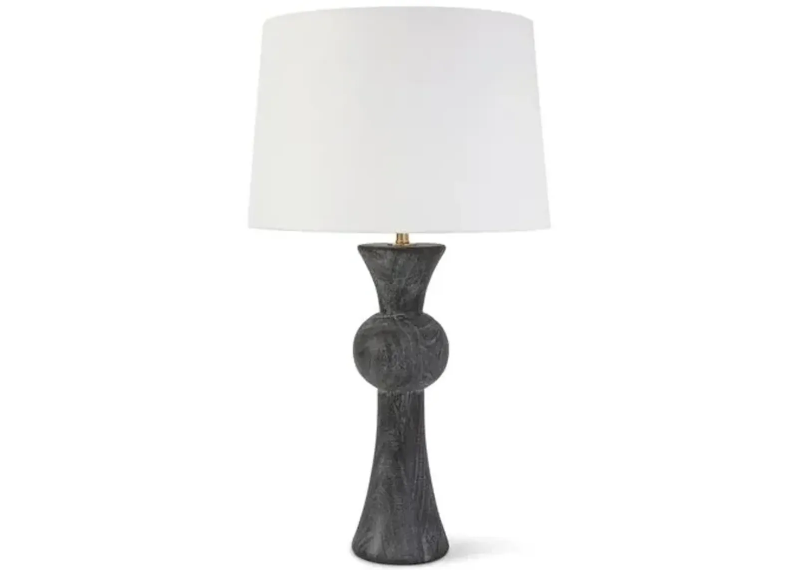 Vaughn Table Lamp - Ebony - Regina Andrew