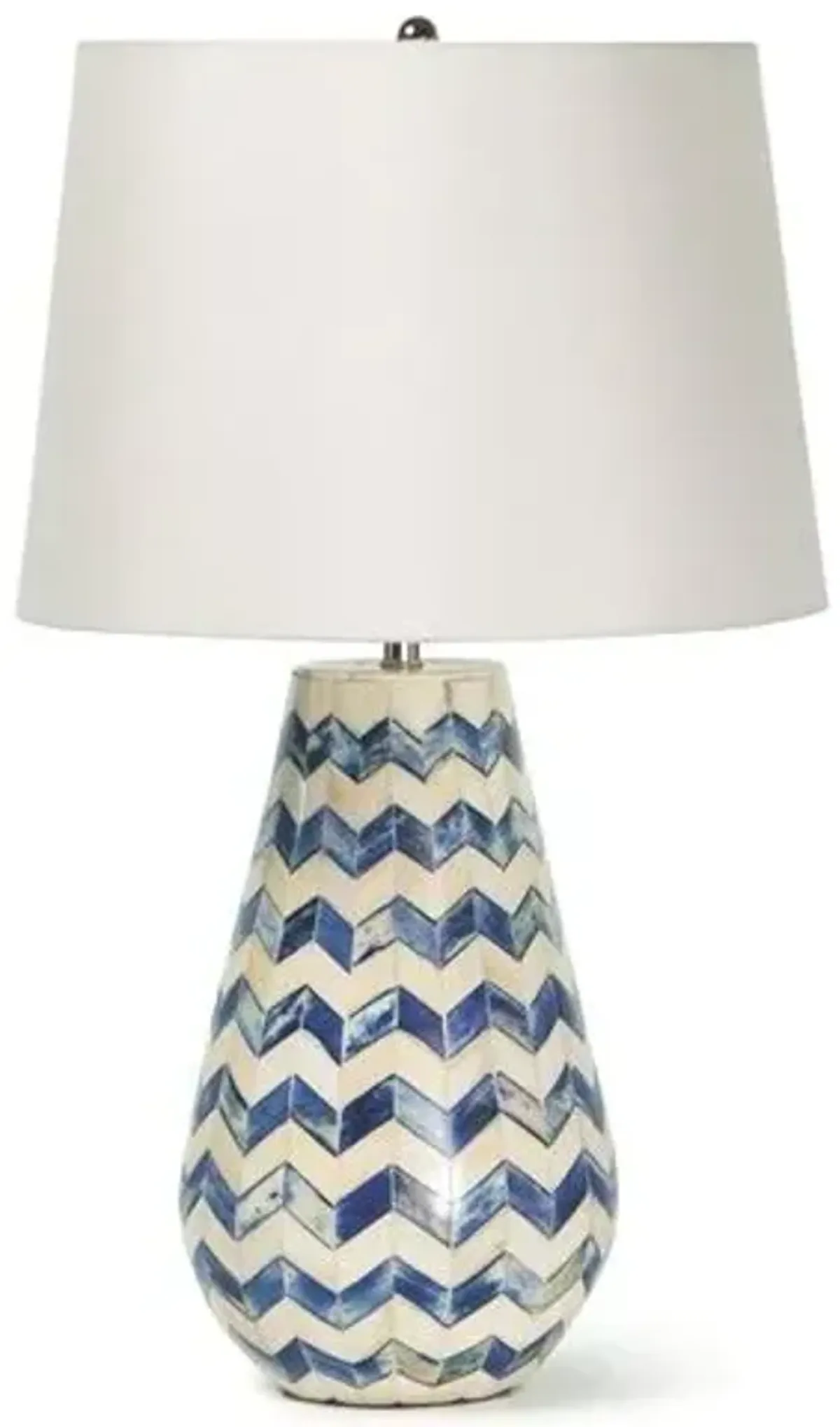 Cassia Table Lamp - Blue - Regina Andrew