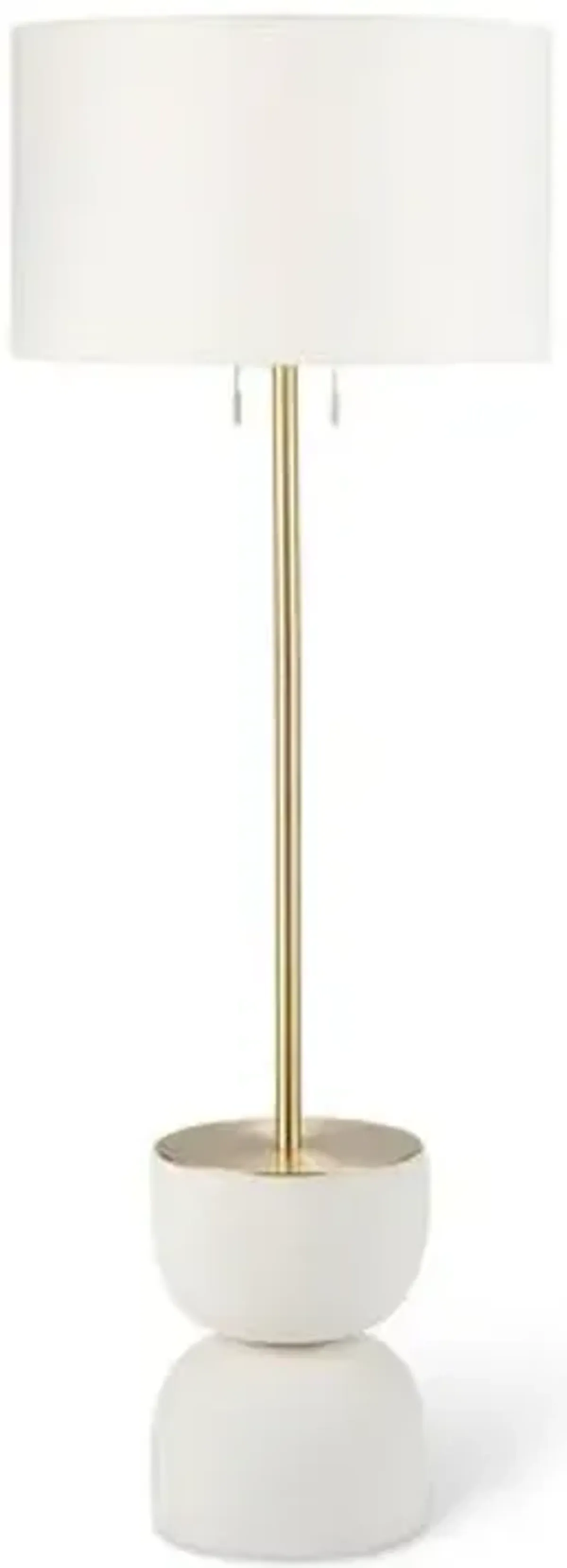 Bruno Floor Lamp - White - Regina Andrew