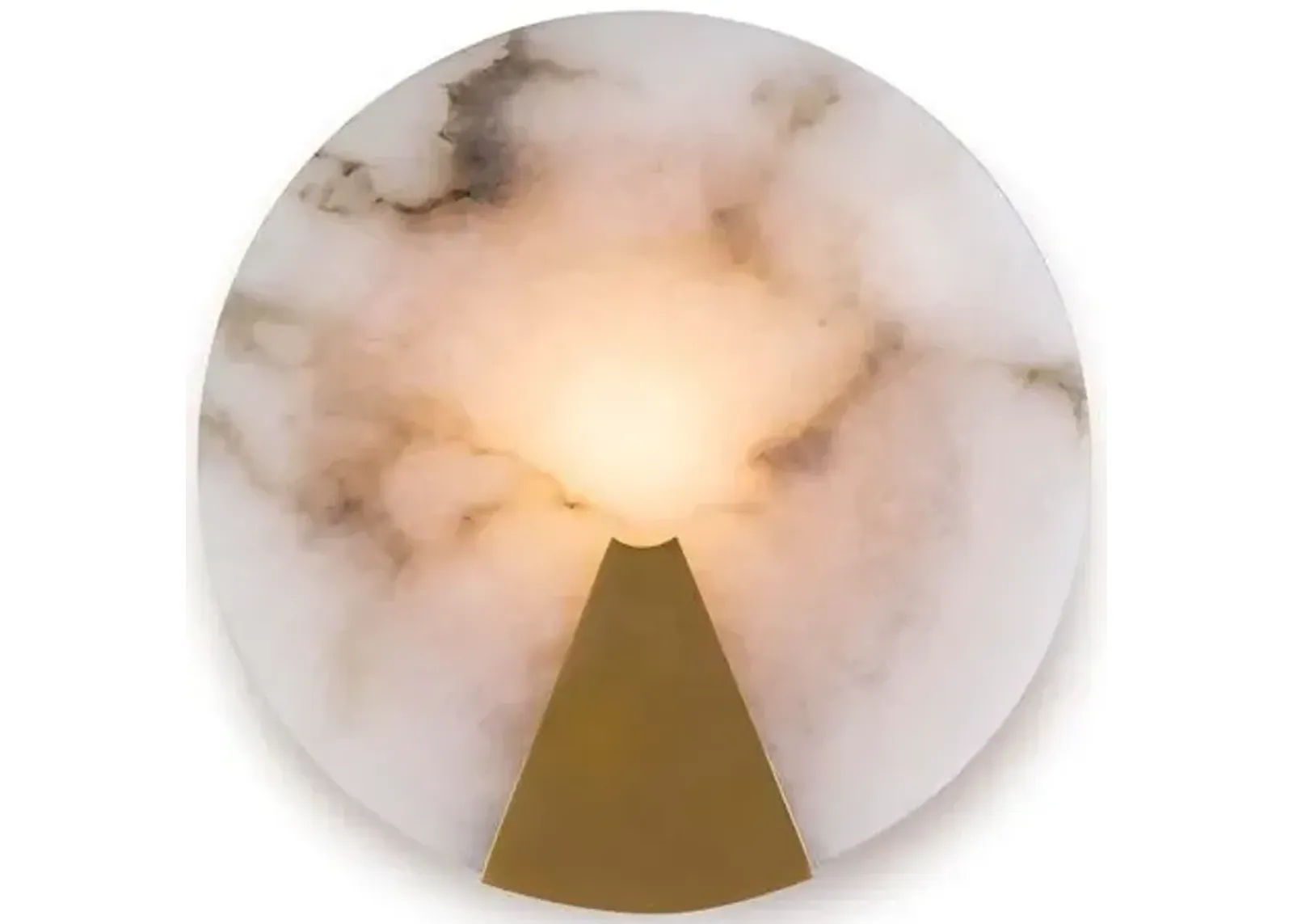 Houston Wall Sconce - Alabaster - Regina Andrew - White