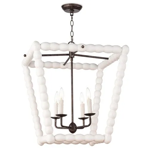 Coastal Living Perennial Pendant - White - Regina Andrew